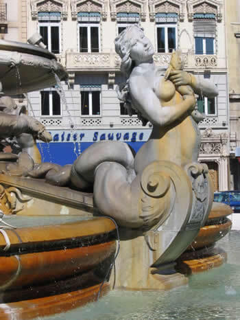 La fontaine des Jacobins à Lyon
