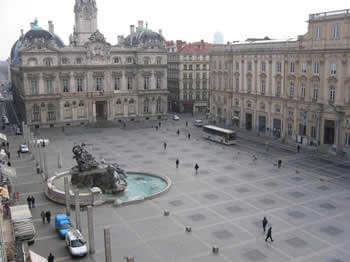 La place des Terreaux à Lyon