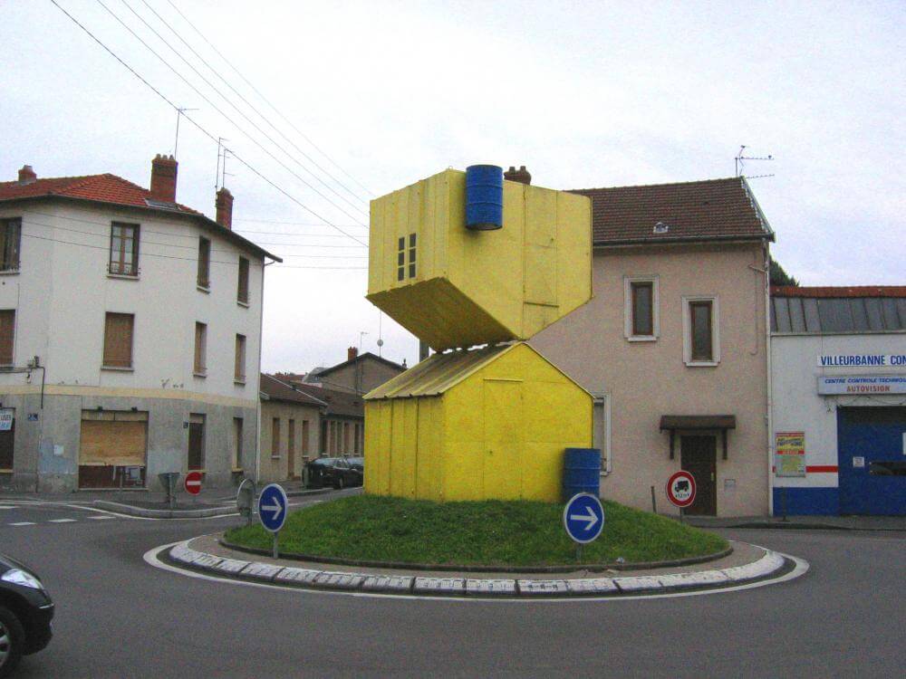 Un drôle de rond-point à Villeurbanne